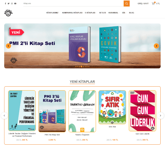 Optimist Kitap proje görseli